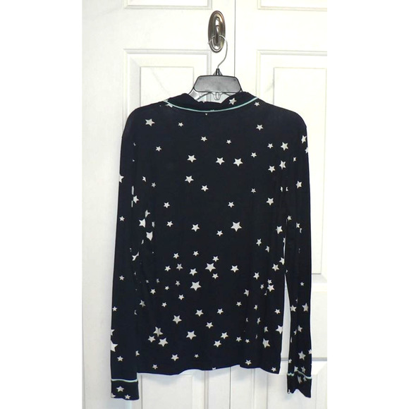 Cozy Zoe by Pj Salvage Women's Stars Printed Pajama Top in Navy Small $30 - Picture 4 of 4
